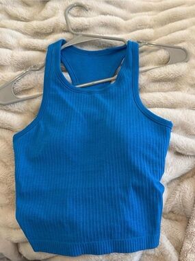 lululemon athletica Ribbed Racerback Tank - Bright Blue